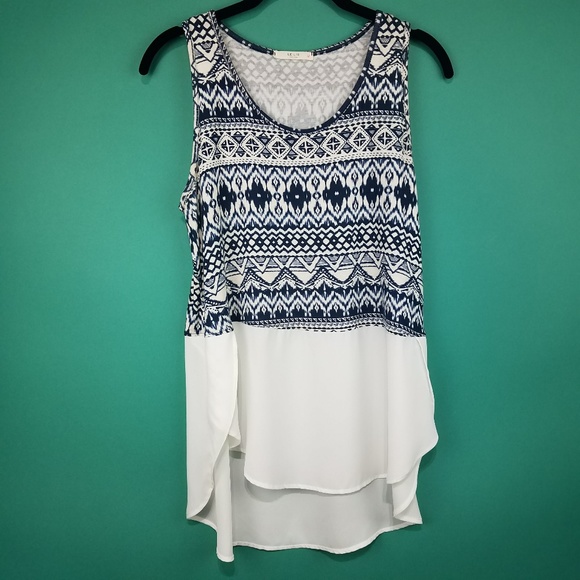Le Lis Other - Le Lis Mixed Fabric Top